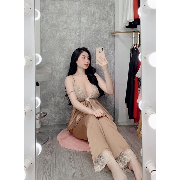 Bộ satin ren dài 🥰FREESHIP EXTRA😍 | BigBuy360 - bigbuy360.vn