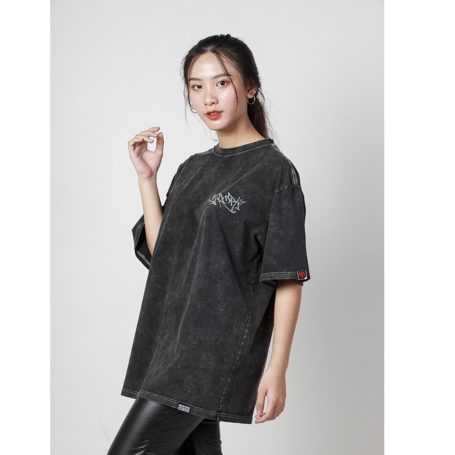 Áo thun nữ nam form rộng tay lỡ Phông Unisex 100% Cotton Chính Hãng Wash Cao Cấp Local Brand Mi Midori