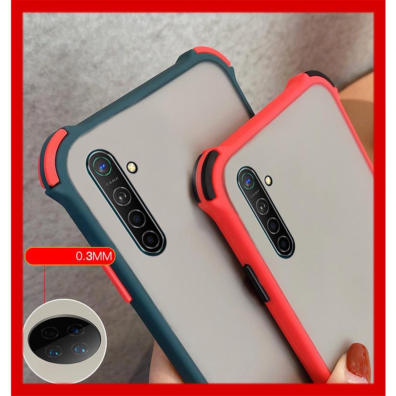 Ốp điện thoại viền chống sốc dành cho OPPO Realme 5 6 Pro C12 C15 C3 C11 5i 5s 6i