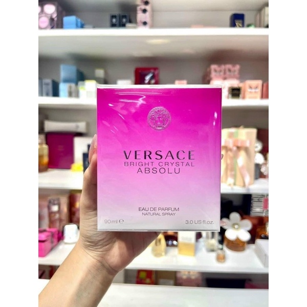 -NƯỚC HOA NỮ VERSACE BRIGHT CRYSTAL ABSOLU 90ML HỒNG ĐẬM - BẢN MỚI 2022