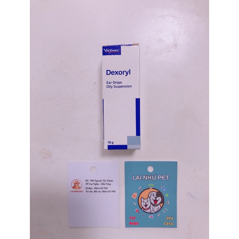 Dexoryl trị nấm tai,nhiễm trùng- lai nhự pet
