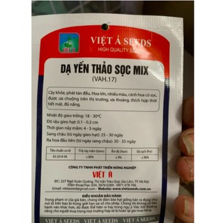 Hạt giống hoa Dạ yến thảo mix, sọc, rủ