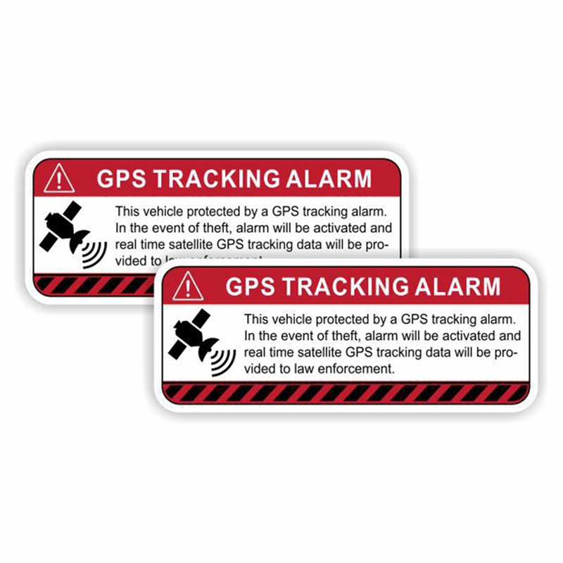 Bộ 2 Sticker Dán Xe Hơi Định Vị Gps Tiện Dụng