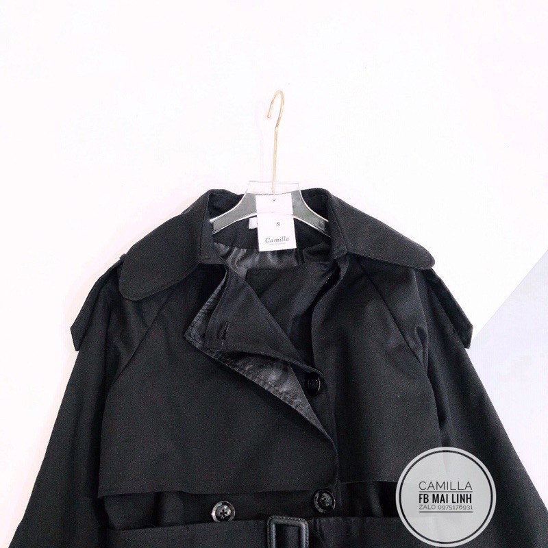[Mã WASTMAY giảm 15% tối đa 30K đơn 150K] ⚡️ÁO TRENCH COAT⚡️ Áo măng tô/ áo Trench coat dáng lỡ 3 màu kèm belt | BigBuy360 - bigbuy360.vn