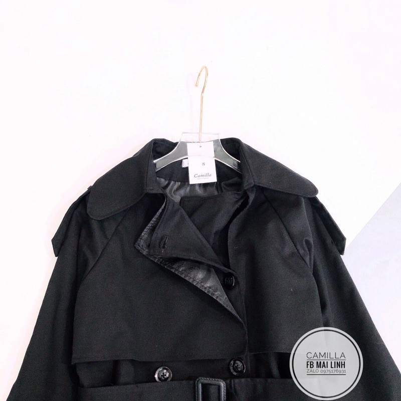 ⚡️ÁO TRENCH COAT⚡️ Áo măng tô/ áo Trench coat dáng lỡ 3 màu kèm belt