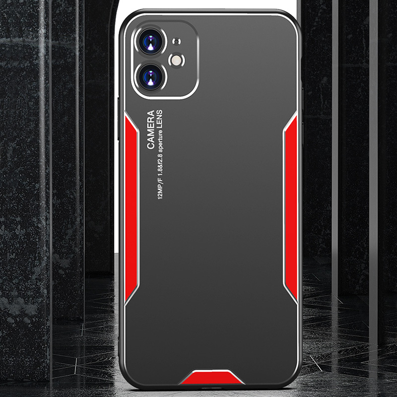 Ốp Lưng Chống Sốc Viền Kim Loại Cho Iphone 11 Pro Max Xs 7 8 Se 2020