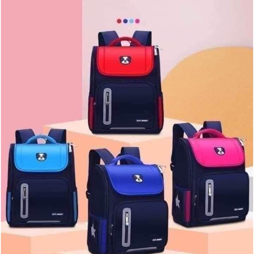 Balo Học Sinh Tiểu Học Cho Bé Gái Bé Trai ❤️ ĐỦ SIZE❤️ Balo Gấu Trẻ Em Cấp 1 SM BABY Chống Gù,Có Phản Quang,Chống Thấm. | BigBuy360 - bigbuy360.vn