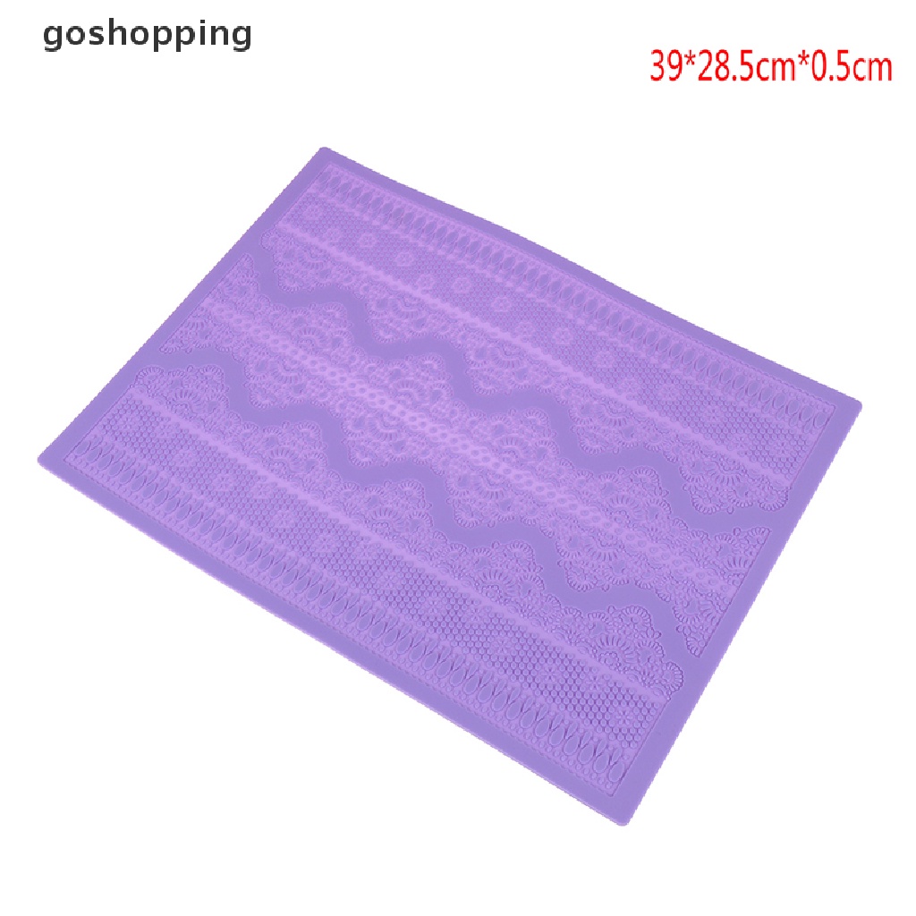Khuôn silicone Tạo Hình Ren Trang Trí Bánh Kem diy [go]