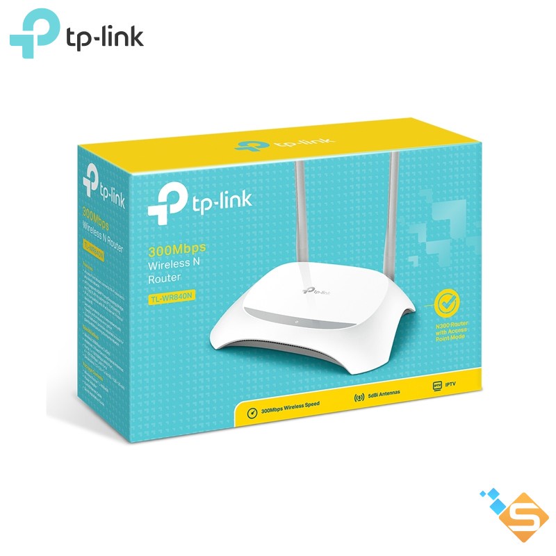 Bộ Phát WiFi Router TP-LINK TL-WR841N TL-WR844N TL-WRTL840N 300Mbps 4 Cổng LAN - Bảo Hành Chính Hãng 24 Tháng