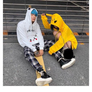 Sale Áo hoodie pikachu tay dài cho cặp đôi dễ thương cực đẹp