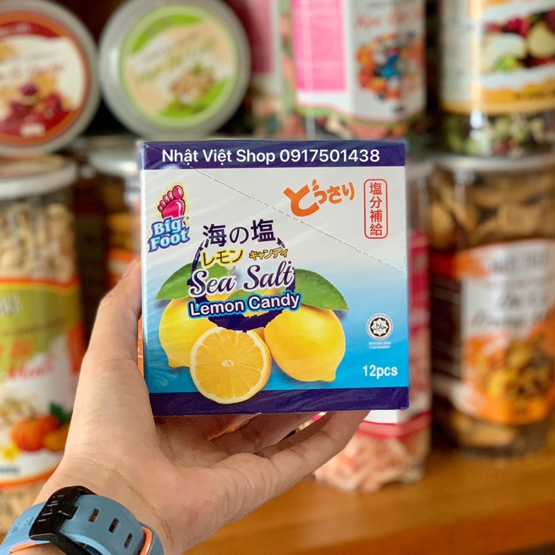 Kẹo chanh muối Malaysia Salt &amp; Lemon Candy 180g