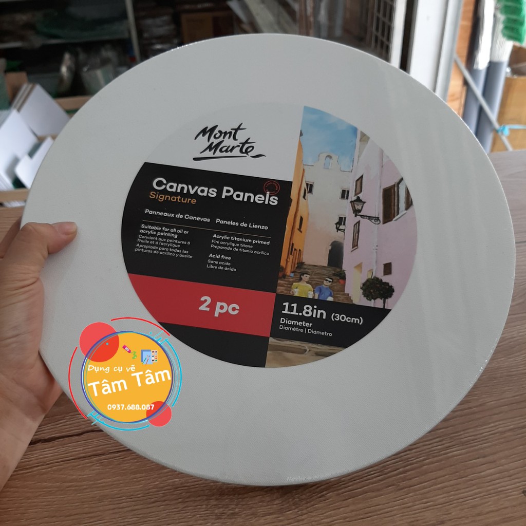 [ TÂM TÂM ]-Canvas Mont Marte, Canvas Panels Mont Marte, can vas ép-