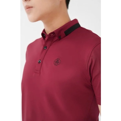 Áo thun polo nam có cổ bẻ màu đỏ Merriman mã THMTS047