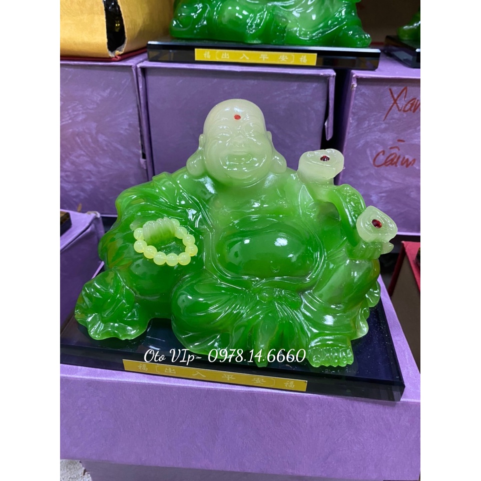 Tượng di lặc ngồi size lớn trang trí taplo xe hơi ✨ Bàn Làm Việc, Mang Lại Bình An May Mắn