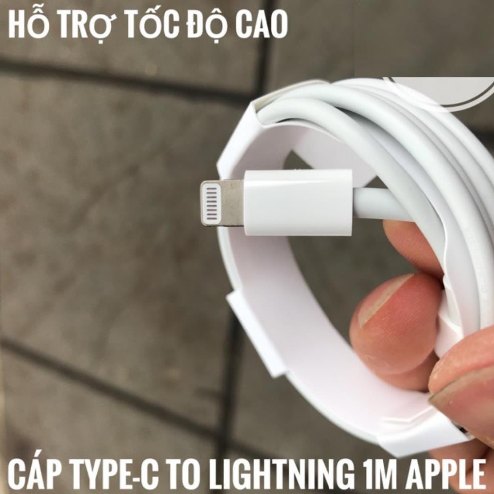 Dây cáp sạc nhanh IP 18W Type C To Lightning 1m - Chính hãng cho ip X Xs Xr 11 12 Pro Max, Ipad ZINTECH