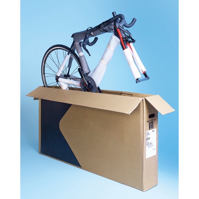 Thùng giấy trơn siêu to đựng xe đạp bike box 140x30x75 cm, thùng giấy màn hình led tivi siêu mỏng, thùng đựng tranh ảnh