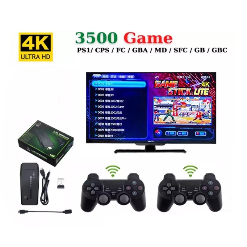 Máy chơi game cầm tay PS 3500 Game Ps1/ Ps2 /Nitendo switch/FC Compact/FC , kết nối HDMI, tặng thẻ nhớ 32GB, playstation