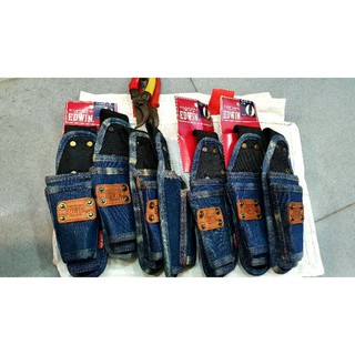 Bao đeo dụng cụ Edwin chất liệu washed denim