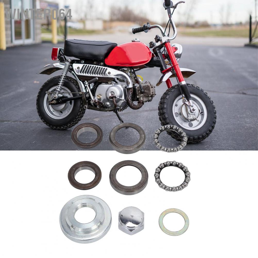 Set 9 vòng bi bánh lái xe máy thân hợp kim nhôm con lăn đầu thay thế dành cho CRF50 Z50 Z50R