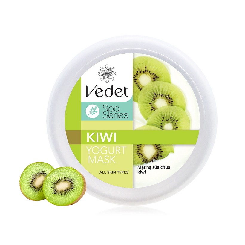 Mặt nạ kem sữa chua Vedette Kiwi 120ml (TPM142)