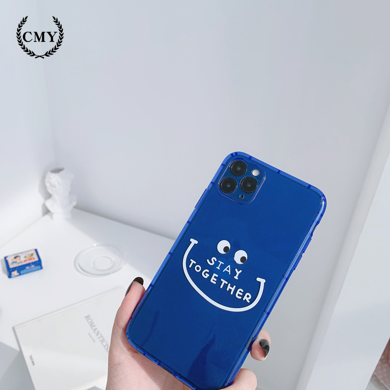 Ốp điện thoại in mặt cười màu dạ quang cho iPhone11/11Pro 11pro Max X XR XS XS MAX 7 8 plus SE | BigBuy360 - bigbuy360.vn