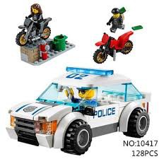 Lắp ráp xếp hình Lego City 60042 Bela 10417: Xe Chase cảnh sát tốc độ cao