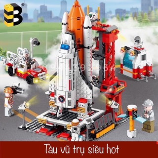 ĐỒ CHƠI XẾP HÌNH LẮP RÁP CHO BÉ TÀU VŨ TRỤ TÀU KHÔNG GIAN TÊN LỬA VŨ TRỤ SIÊU CẤP