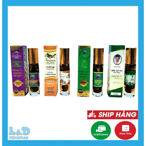 Dầu Lăn Thảo Dược Thái Lan OTOP 8ml