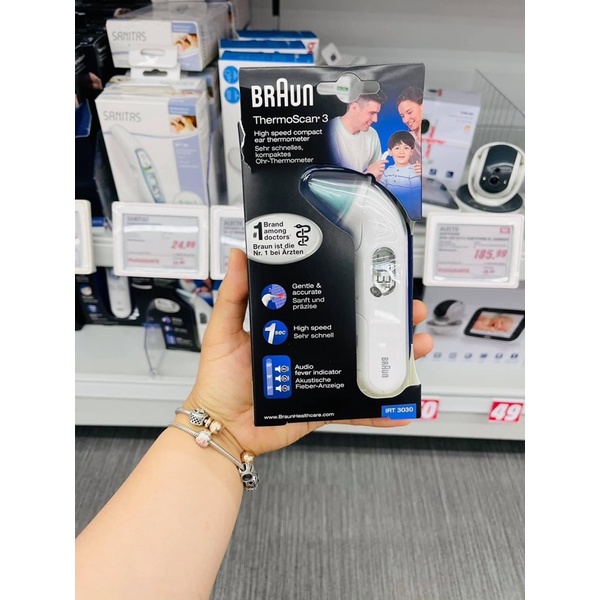 Nhiệt kế điện tử braun