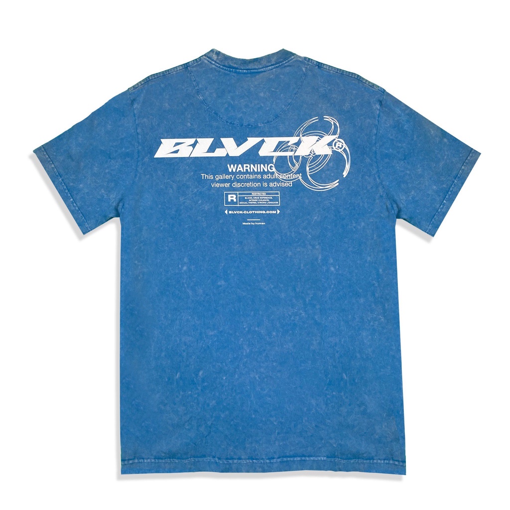 Áo thun Tiedye - "Mask off" - Màu xanh