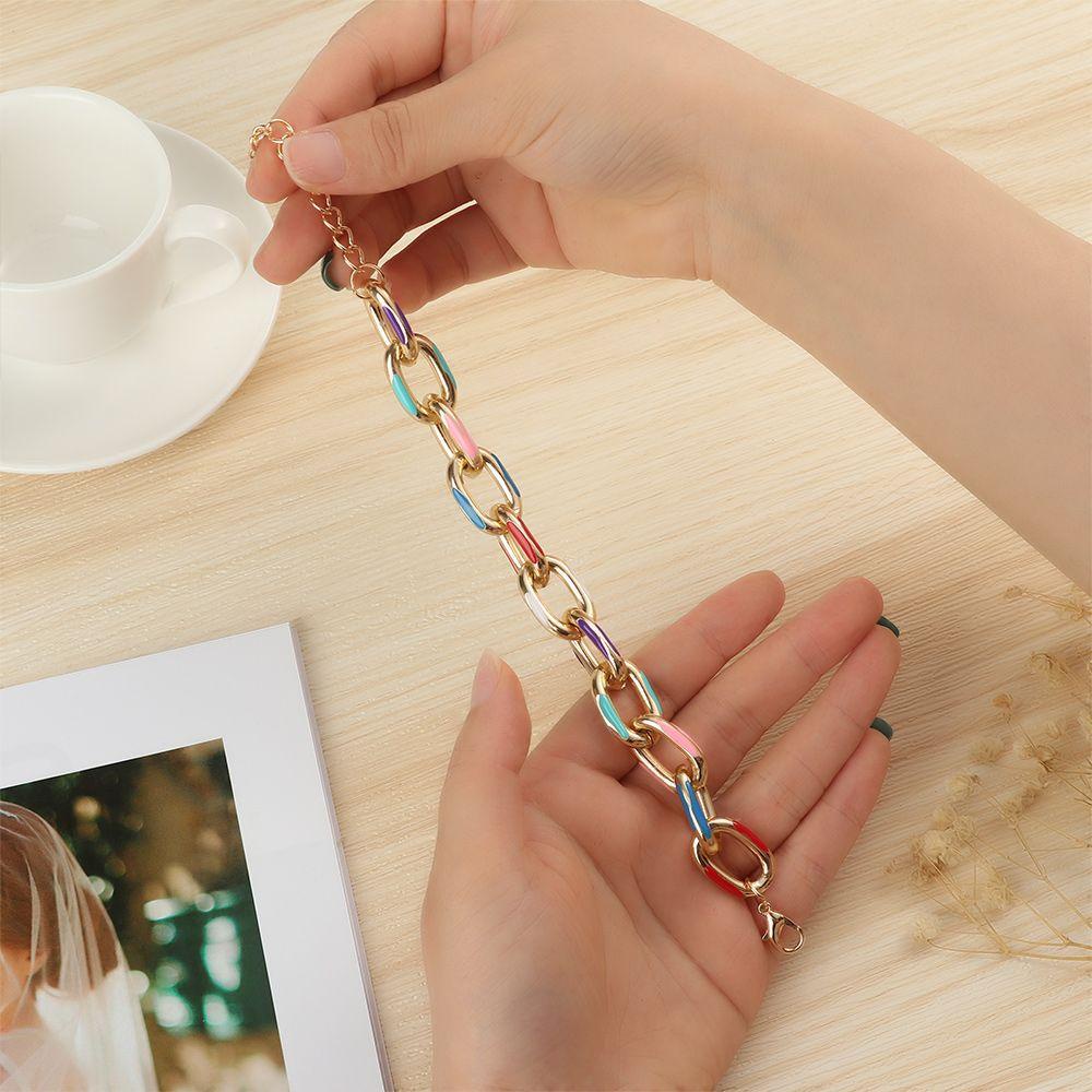 Vòng Tay Kim Loại Phong Cách Gothic Punk Cho Cặp Đôi