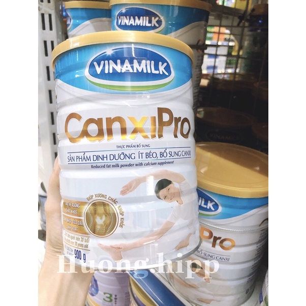 Sữa bột Vinamilk Canxi Pro 900g- ít béo-bổ canxi giúp xương chắc khoẻ.