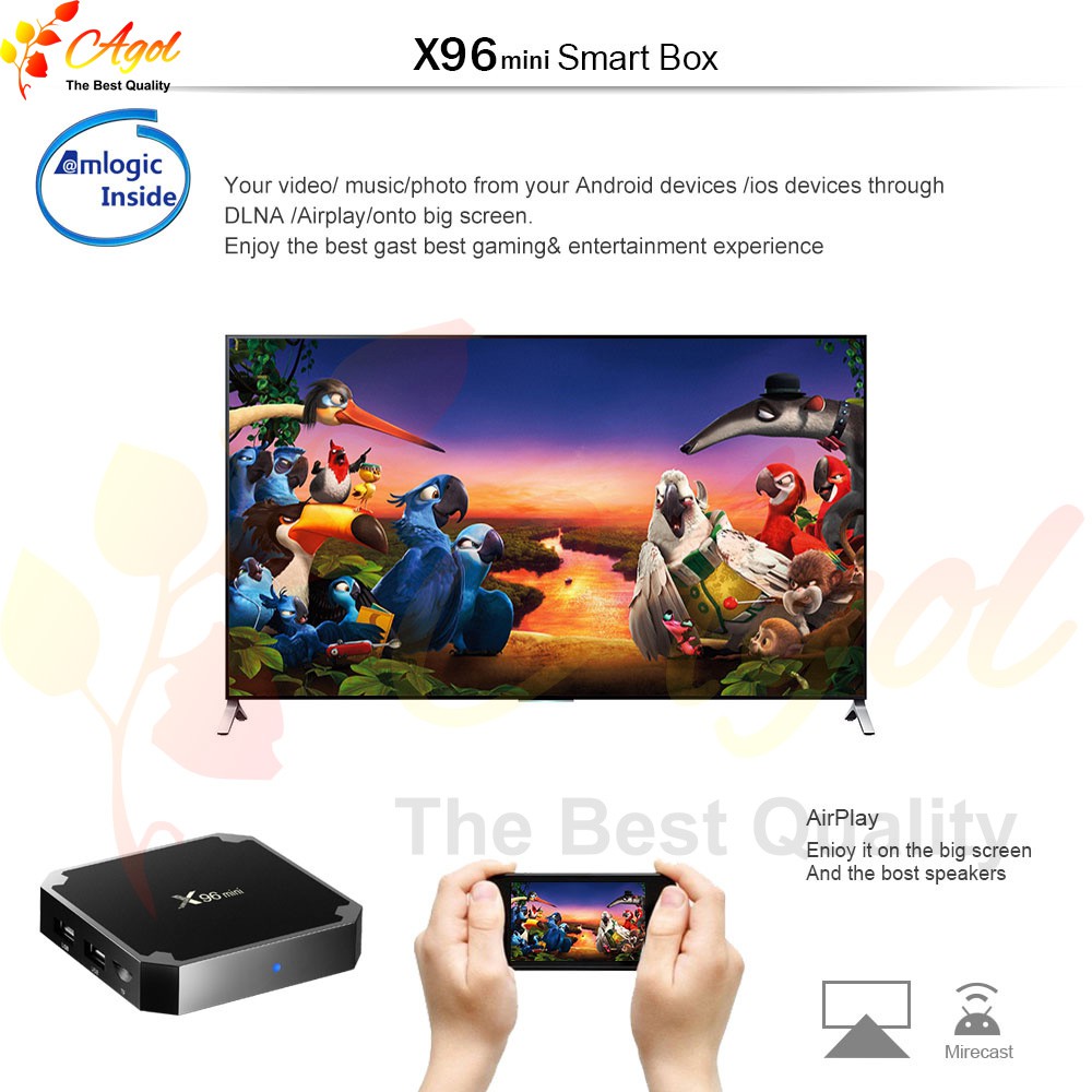 android box x96 mini 5G tặng chuột không dây cài sẵn các ứng dụng xem phim và truyền hình cáp miễn phí vĩnh viễn