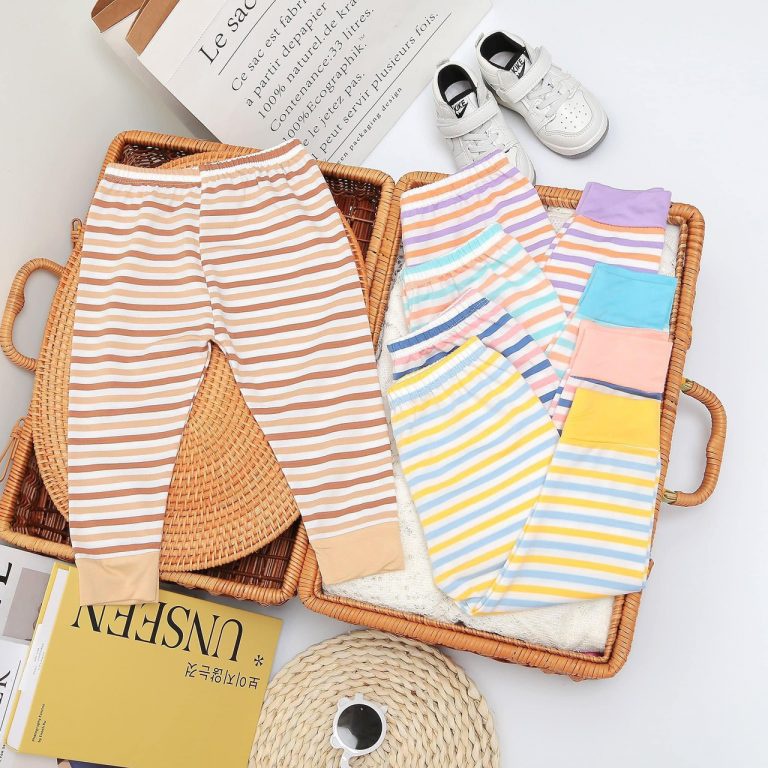 Bộ dài tay Minky phối sọc size 80-120 thun lạnh pha cotton nhiều họa tiết cho bé