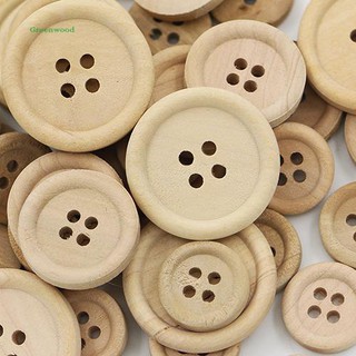 Set 50 nút gỗ 4 lỗ dành cho làm đồ thủ công