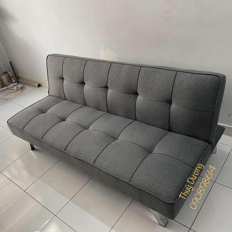 Giao hàng toàn quốc - Sofa Giường- Sô pha Bed hàng xuất khẩu châu Âu chân kim loại mạ Crom