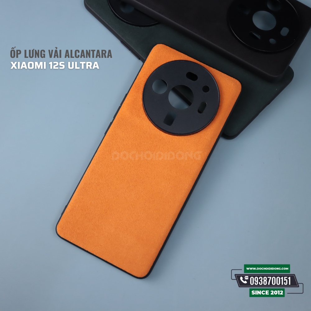 Ốp Lưng Vải Alcantara Cho Xiaomi 12S Ultra