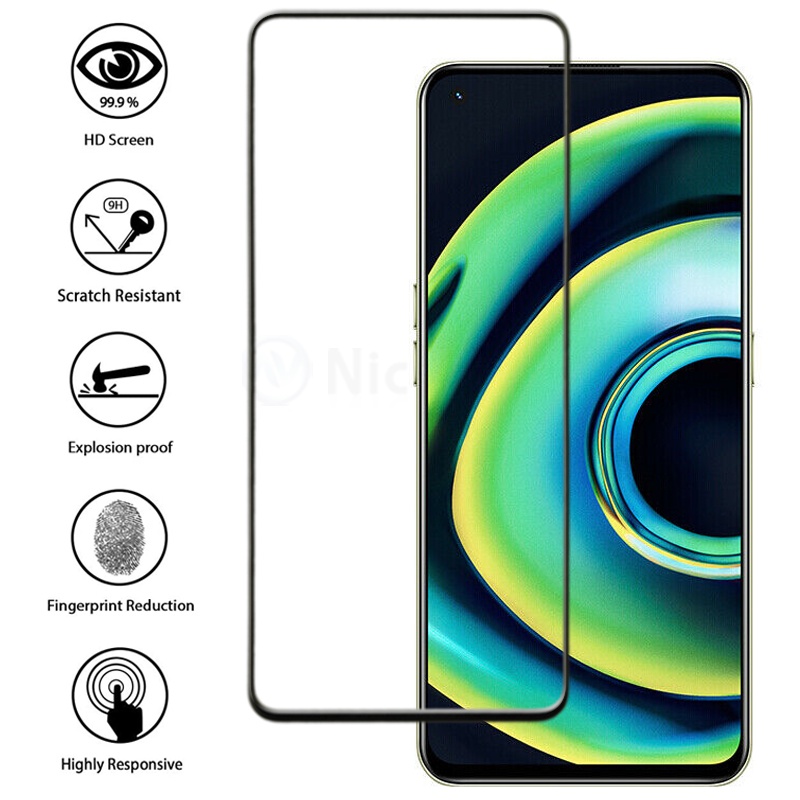 Kính Cường Lực Toàn Màn Hình Chống Bám Vân Tay Cho Realme Q3 5G / Q3 Pro 5G / Q3i 5G