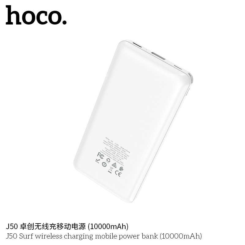 [CHÍNH HÃNG] Pin Sạc Dự Phòng Tích Hợp Sạc Không Dây Hoco 10000 Mah ✔Hỗ Trợ Sạc Nhanh