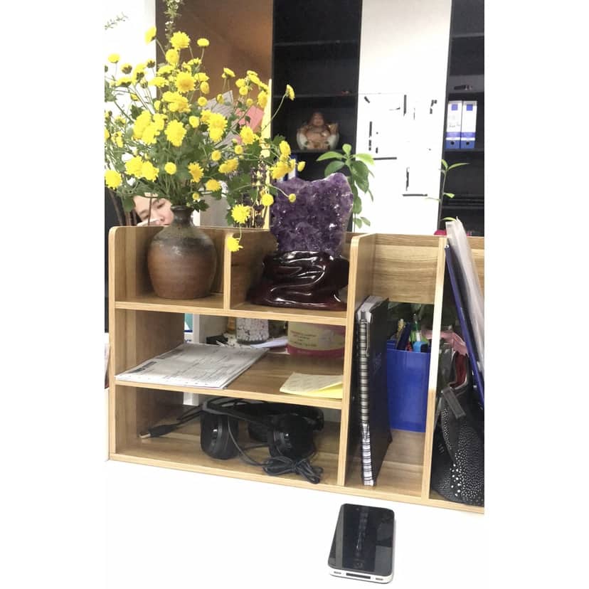🚫𝐌IỄN PHÍ SHIP🚫 Kệ Sách Để Bàn Mini Kệ Để Hồ Sơ Văn Phòng
