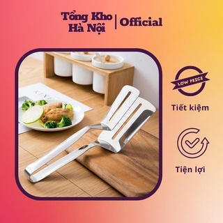Kẹp inox gắp thức ăn - xẻng lật thực phẩm - kẹp chiên đồ ăn bằng inox (XG04)
