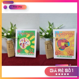 Bộ Flashcard 💖FREESHIP💖 thẻ học tiếng anh thông minh cho trẻ Fingerprint level 1, level 2