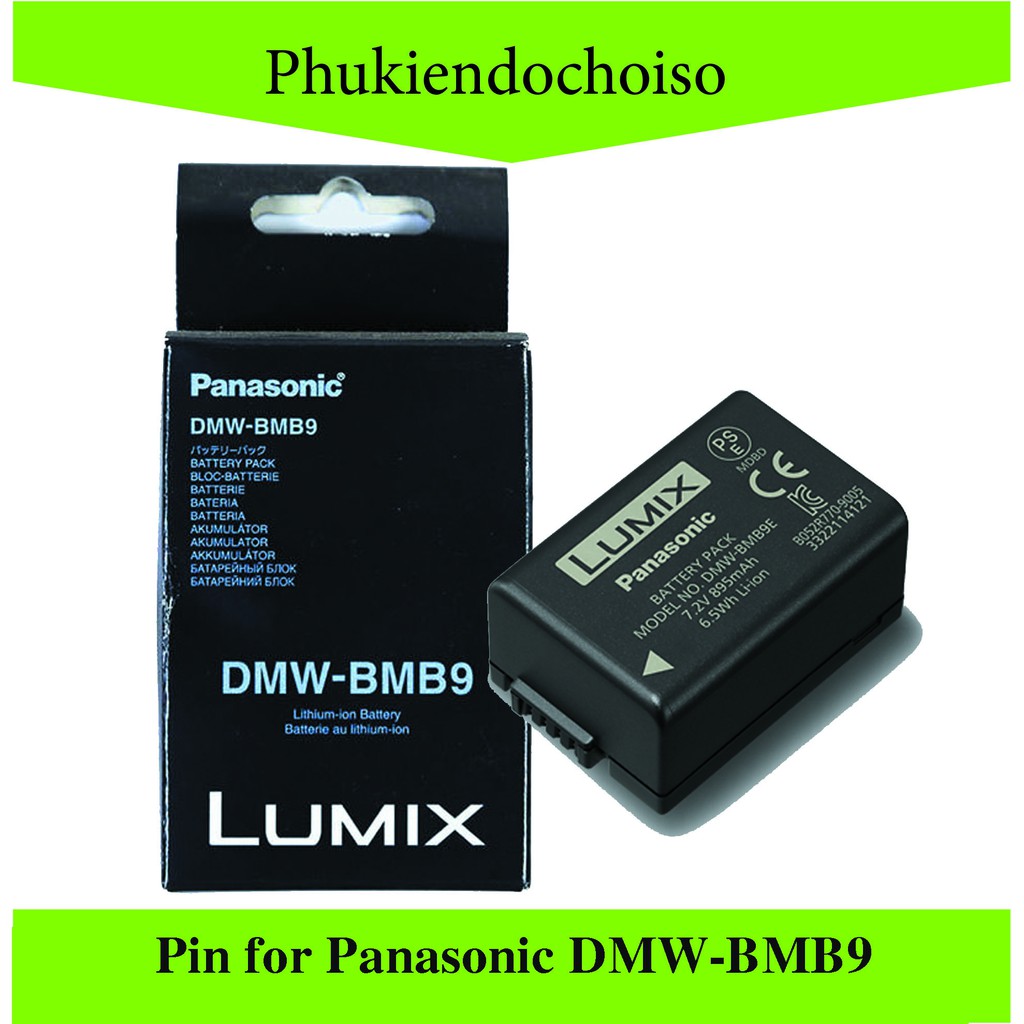 Pin thay thế pin máy ảnh for Panasonic DMW-BMB9, Hàng nhập khẩu