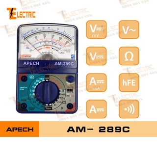 Apech am - 289c đồng hồ đo điện vạn năng hiển thị kim vom đo vạn năng apech am 289c