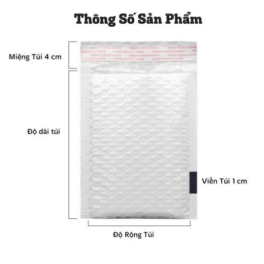 Combo 50-100 Túi bóng khí gói hàng chống sốc - Túi đóng hàng chống sốc, bảo vệ sản phẩm, đóng hàng nhanh chóng