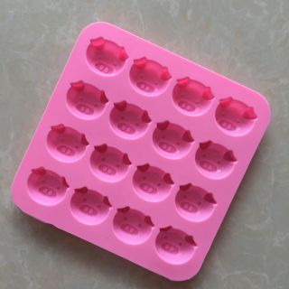 Khuôn silicon 4D 16 đầu heo