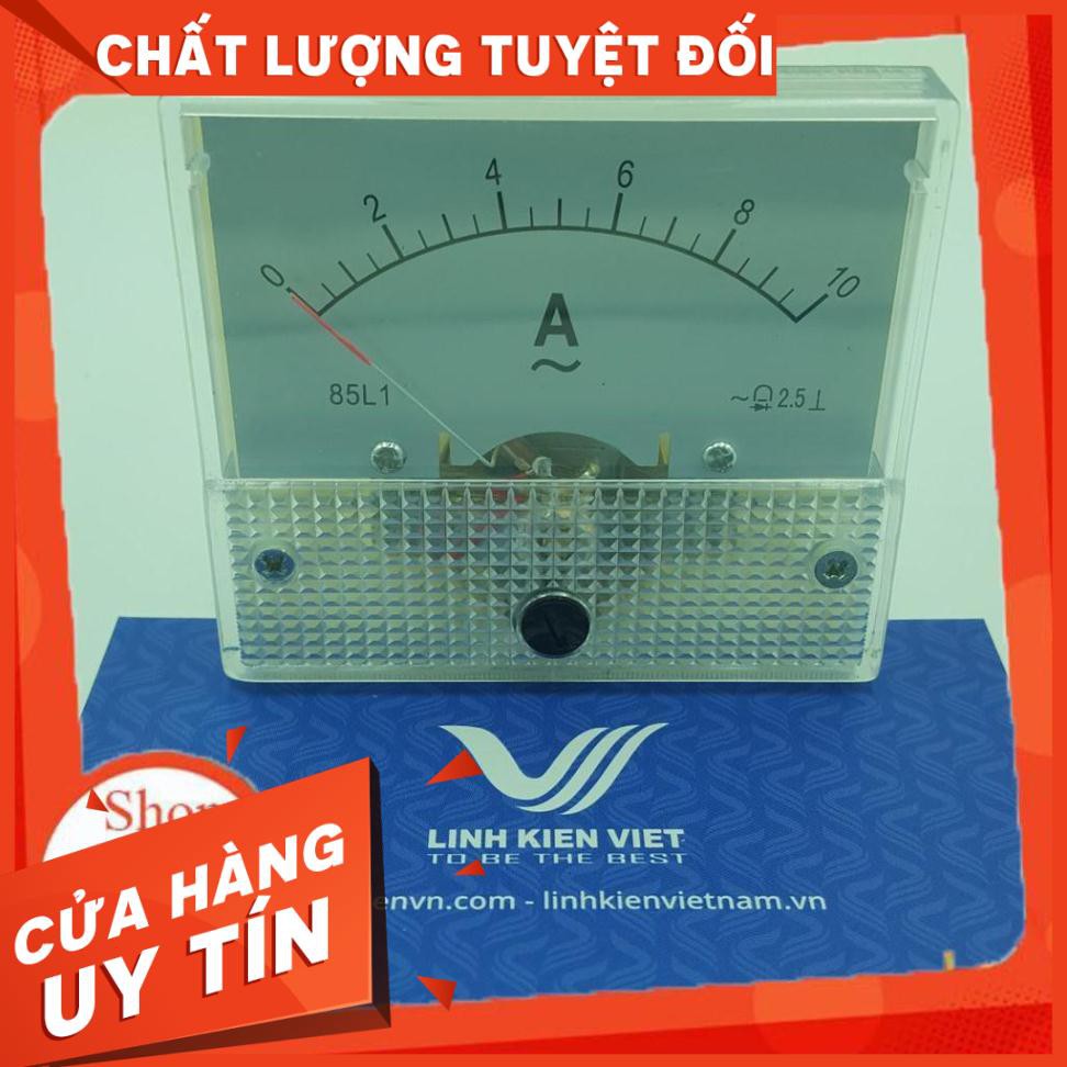 Đồng hồ đo dòng điện AC 85L1 10A/ Ampe kế 85L1 (0-10A)