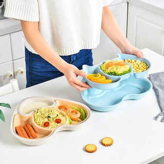 [THANH LÝ NGỪNG BÁN] Khay ăn dặm lúa mạch hình trái tim