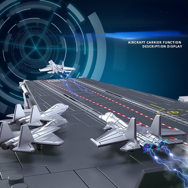 Đồ chơi giáo dục Lắp ráp Mô hình Tàu chiến PLA NAVY FUJIAN Military Blocks Sets 1:450 Aircraft Cruiser Destroyer Chaser