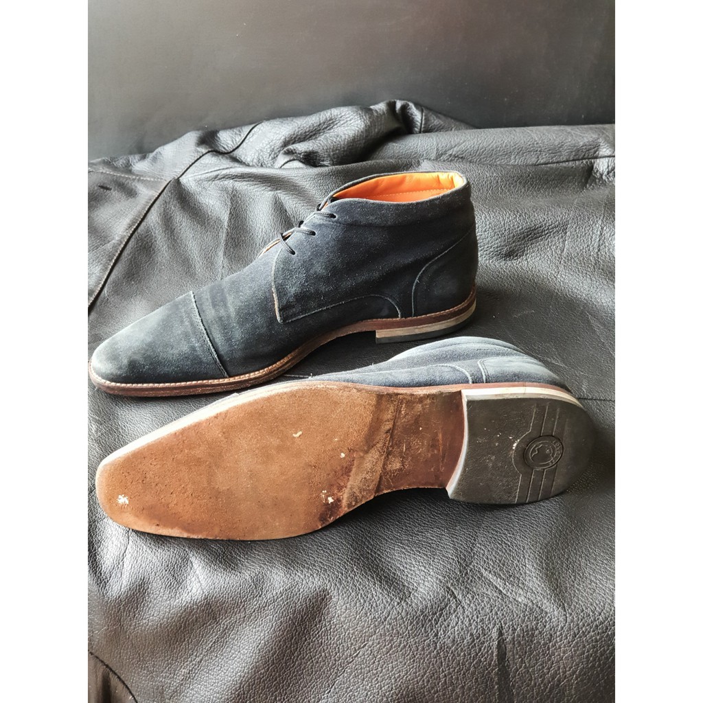 Giày chukka boot Van Li..er da lộn size 42.5 fix 43 (giay2hand)